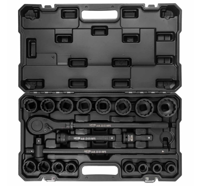 Набір інструментів ударних 21 пр. 3/4" (12-гр.) JCB Tools JCB-6213-9MPB