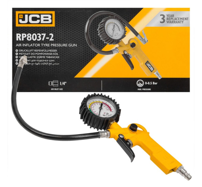 Пістолет для вимірювання тиску в шинах JCB Tools JCB-RP8037-2