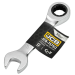 Ключ гайковий короткий з тріскачкою 12 мм JCB Tools JCB-757S12