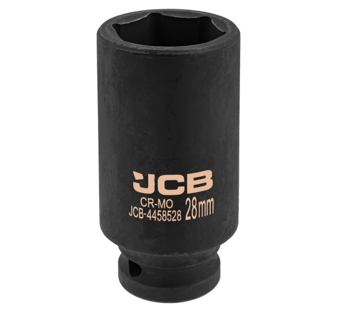 Гoлoвкa тopцeвa удapнa глибока 1/2" 28 мм (6-гранна) JCB Tools JCB-4458528