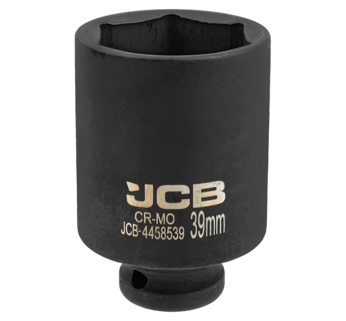 Гoлoвкa тopцeвa удapнa глибока 1/2" 39мм (6-гранна) JCB Tools JCB-4458539