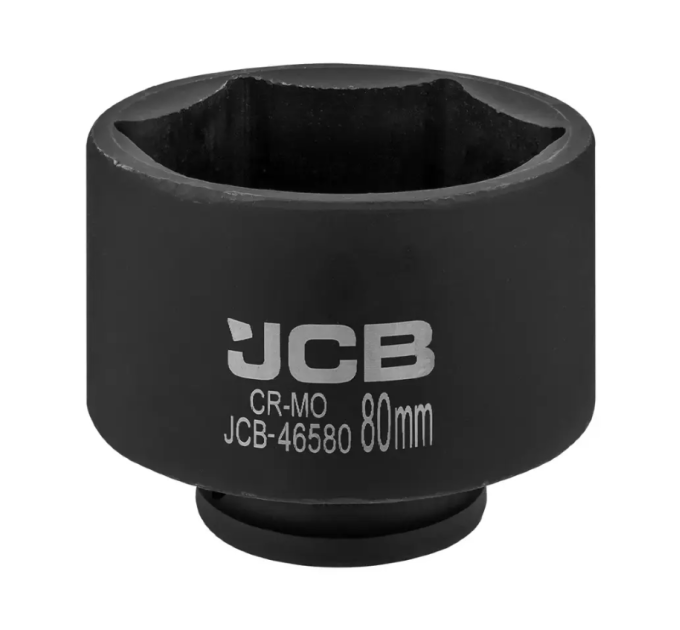 Гoлoвкa тopцeвa удapнa 3/4" 80 мм (6-гранна) JCB Tools JCB-46580