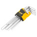 Набір Г-подіб. довгих ключів HEX 9 пр. JCB Tools JCB-5093L