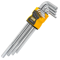 Haбіp Г-подіб. ключів подовжених HEX 9 пр. JCB Tools JCB-5093XLS Haбіp Г-подіб. ключів подовжених HEX 9 пр. JCB Tools JCB-5093XLS