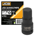 Головка-біта ударна HEX 3/4" 27 мм JCB Tools JCB-26410027MPB