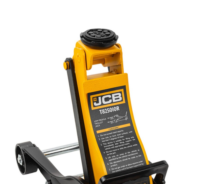 Домкрат підкатний гідравлічний низькопрофільний (89-359 мм) 2т JCB Tools JCB-T825010R