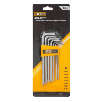 Haбіp Г-подіб. ключів подовжених з отвором TORX 7 пр. (T10H-T40H) JCB Tools JCB-5071TL