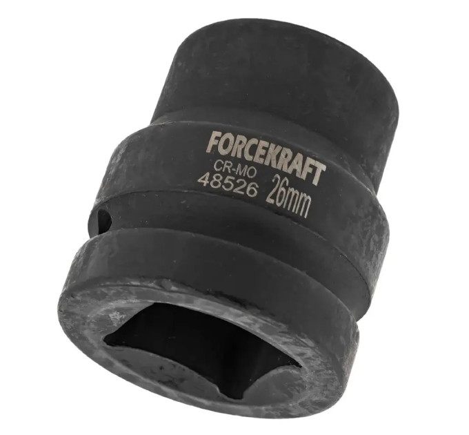 Головка торцева ударна 1" 26 мм (6-гр.) FORCEKRAFT FK-48526