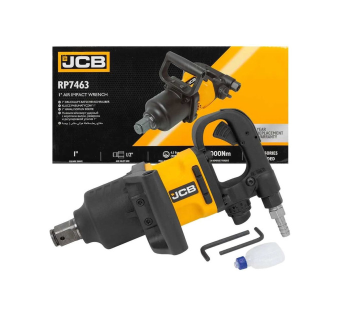 Гайковерт пневматичний 1" 2000 Нм JCB Tools JCB-RP7463