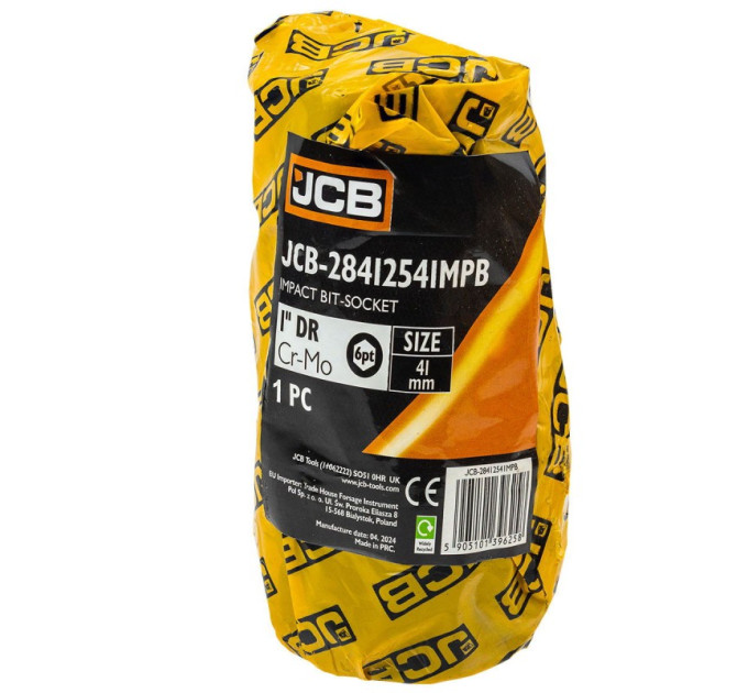 Головка-біта ударна HEX 1" 41 мм JCB Tools JCB-28412541MPB