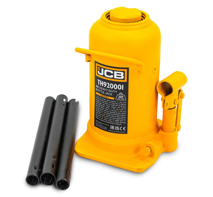 Домкрат пляшковий (240-515 мм) 20т JCB Tools JCB-TH920001