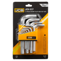 Haбіp Г-подіб. ключів HEX 12 пр. (1,5 мм-14 мм) JCB Tools JCB-5127