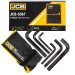 Haбіp Г-подіб. ключів HEX 6 пр. (12-24 мм) в чохлі JCB Tools JCB-5067