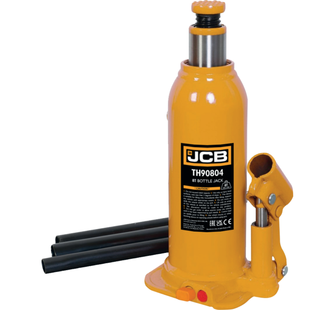 Домкрат пляшковий (222-447 мм) 8т JCB Tools JCB-TH90804