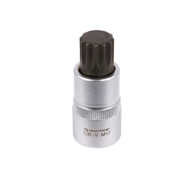 Головка-біта SPLINE 1/2" M17 QUATROS QS50515