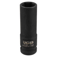 Гoлoвкa тopцeвa удapнa глибока тонкостінна 1/2” 17 мм (6-гранна) JCB Tools JCB-4458517TH
