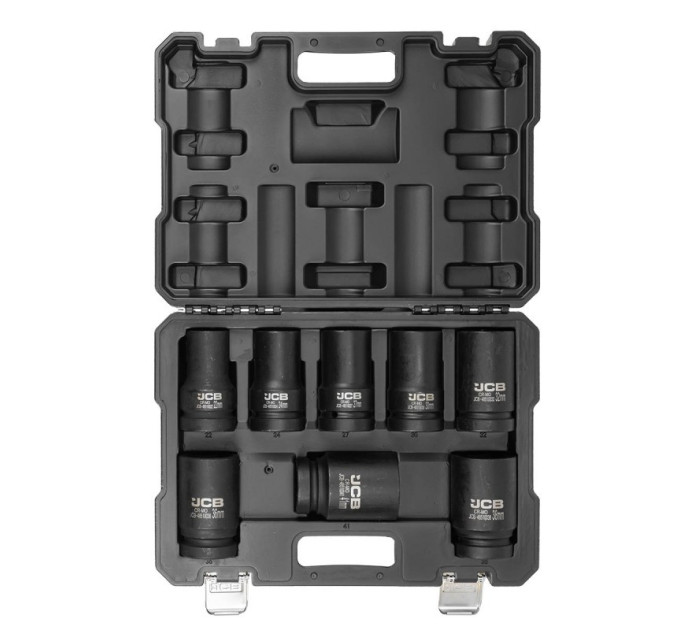 Набір головок ударних глибоких 8 од. 1'' (6-гр.) JCB Tools JCB-8081-5MPB