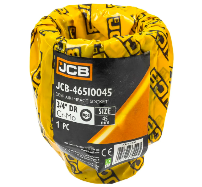 Головка торцева ударна глибока 3/4" 45 мм (6-гр.) JCB Tools JCB-46510045