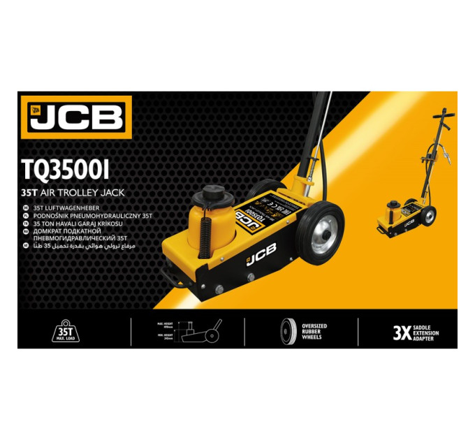 Домкрат пневматично-гідравлічний 35т JCB Tools JCB-TQ35001