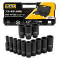 Набір головок ударних глибоких 13 од. 1/2" (6-гр.) JCB Tools JCB-4131-5MPB