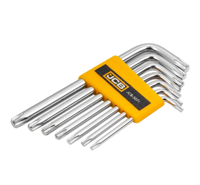 Haбіp Г-подіб. ключів TORX 7пр. (T10-T40) JCB Tools JCB-5071
