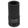 Гoлoвкa тopцeвa удapнa глибока 3/4" 22 мм (12-гранна) JCB Tools JCB-46810022