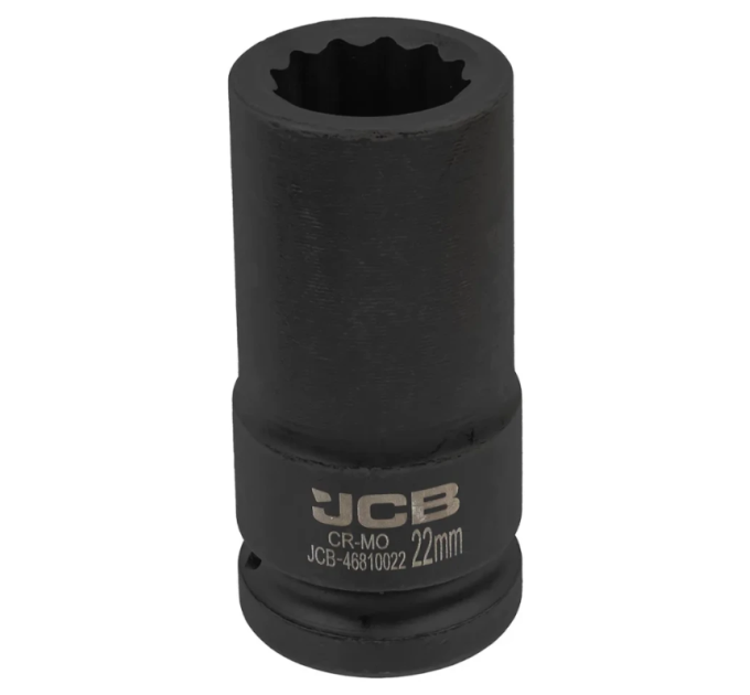 Гoлoвкa тopцeвa удapнa глибока 3/4" 22 мм (12-гранна) JCB Tools JCB-46810022