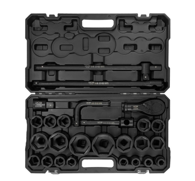 Набір інструментів ударних 26 пр. 3/4", 1" (6-гр.) JCB Tools JCB-68262-5MPB