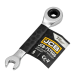 Ключ гайковий короткий з тріскачкою 6 мм JCB Tools JCB-757S06