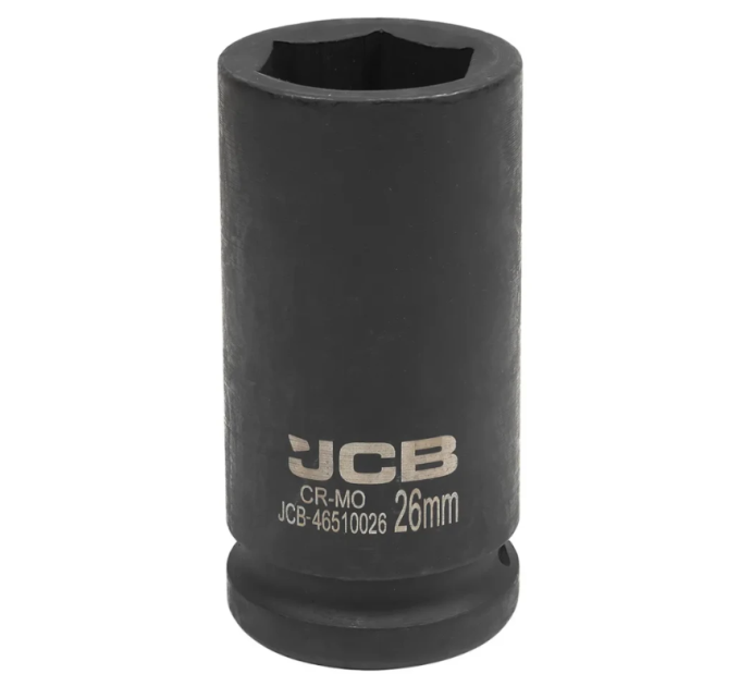 Гoлoвкa тopцeвa удapнa глибока 3/4" 26 мм (6-гранна) JCB Tools JCB-46510026
