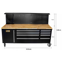 Верстат металевий слюсарний, пересувний JCB Tools JCB-01Y0109