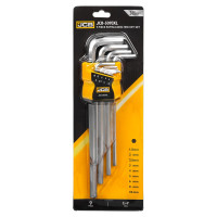 Haбіp Г-подіб. ключів подовжених HEX 9 пр. (1,5 мм-10 мм) JCB Tools JCB-5093XL