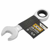 Ключ гайковий короткий з тріскачкою 16 мм JCB Tools JCB-757S16