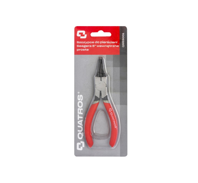 Кліщі для стопорних кілець 5" внутрішні прямі QUATROS QS53001