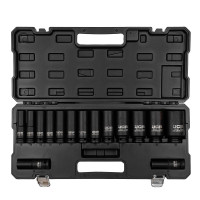 Набір головок ударних глибоких 15 од. 1/2