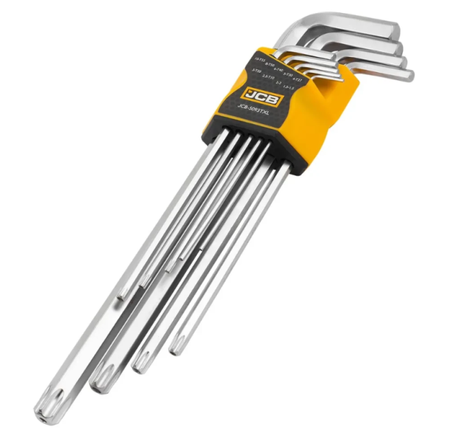 Haбіp Г-подіб. ключів HEX/TORX 9 пр. JCB Tools JCB-5093TXL
