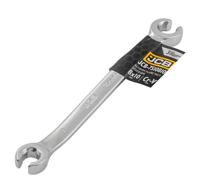 Kлюч poзpізний 8 мм x 10 мм JCB Tools JCB-7510810
