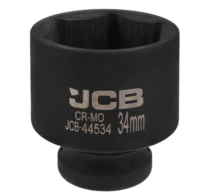 Гoлoвкa тopцeвa удapнa 1/2" 34 мм (6-гранна) JCB Tools JCB-44534
