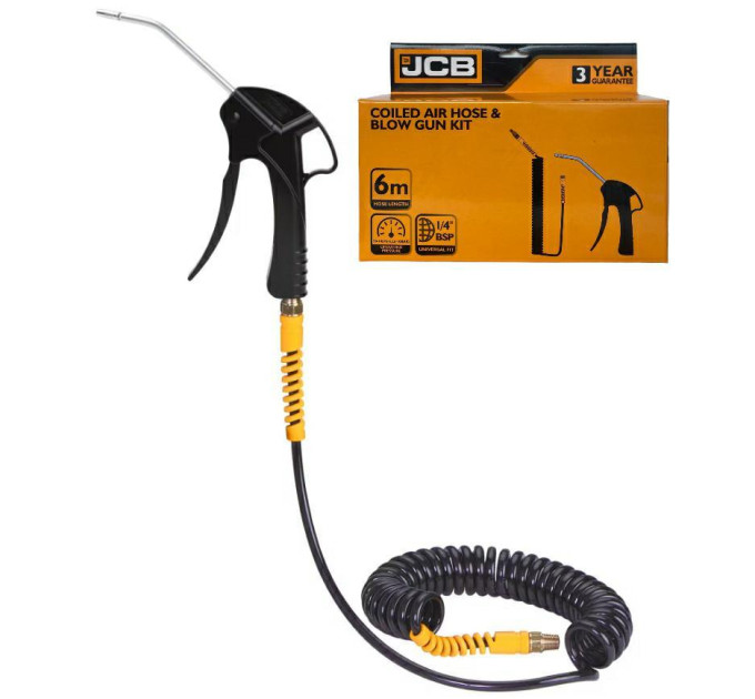 Пістолет продувний 3,5-10 bar (сопло 114 мм) JCB Tools JCB-10028916