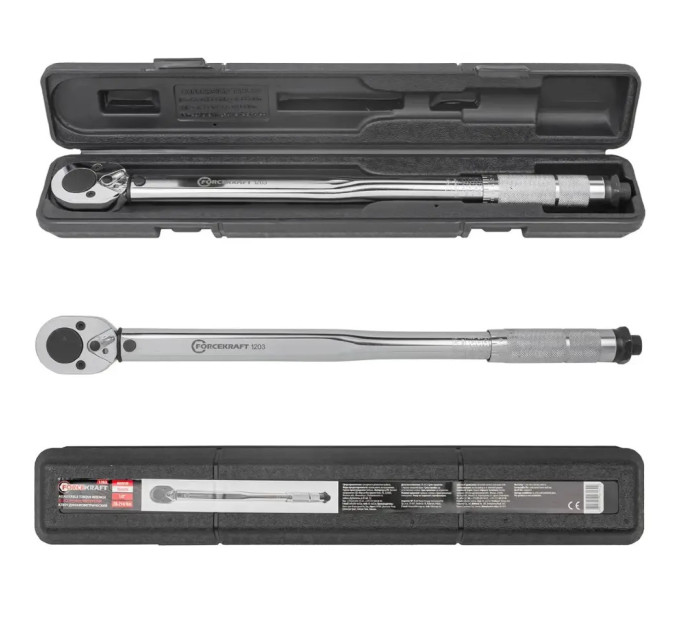 Динамометричний ключ 1/2" (28-210 Нм) FORCEKRAFT FK-1203