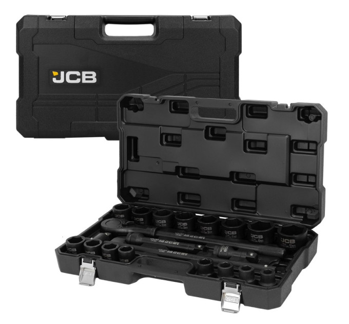 Набір інструментів ударних 21 пр. 3/4" (6-гр.) JCB Tools JCB-6213-5MPB
