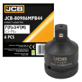 Ударний адаптер 1"(F) x 3/4"(M) (посилена сталь SCM440) JCB Tools JCB-80986MPB44