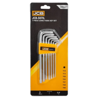 Haбіp Г-подіб. ключів подовжених TORX 7 пр. (T10-T40) JCB Tools JCB-5071L