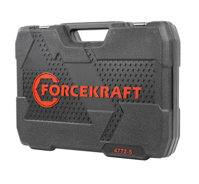 Набір інструменту комбінований 77 пр. 1/4", 1/2" (6-гр.) (4-32 мм) FORCEKRAFT FK-4772-5