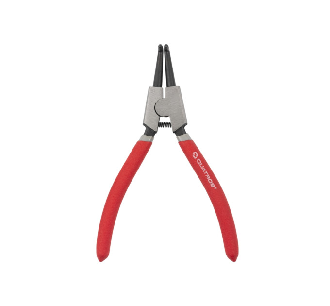 Кліщі для стопорних кілець 7" зовнішні зігнуті QUATROS QS53008