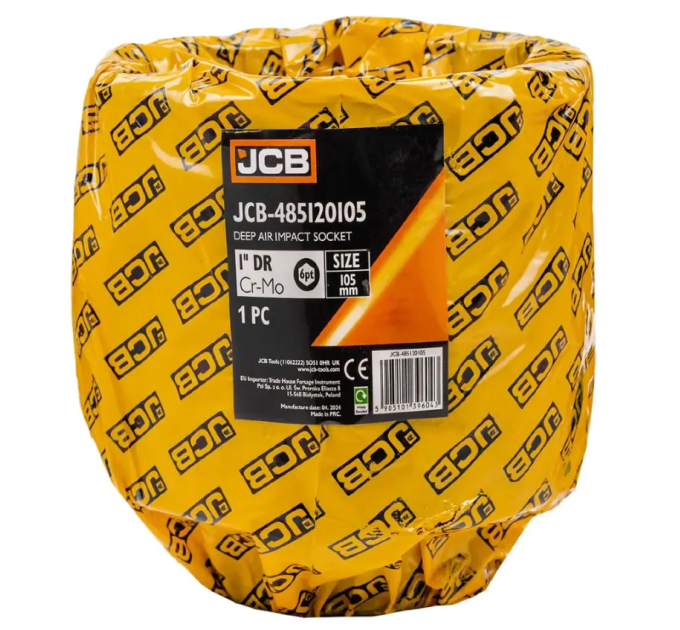 Головка торцева ударна глибока 1" 105 мм (6-гр.) JCB Tools JCB-485120105