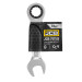 Ключ гайковий короткий з тріскачкою 13 мм JCB Tools JCB-757S13