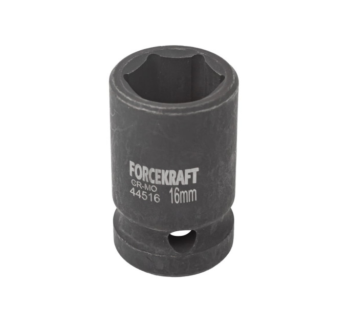 Головка торцева ударна 1/2" 16 мм (6-гр.) FORCEKRAFT FK-44516
