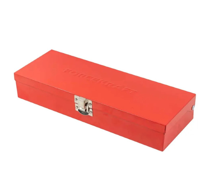 Набір головок в металевому кейсі 25 пр. 1/2'', 1/4'' (6-гр.) FORCEKRAFT FK-50121G