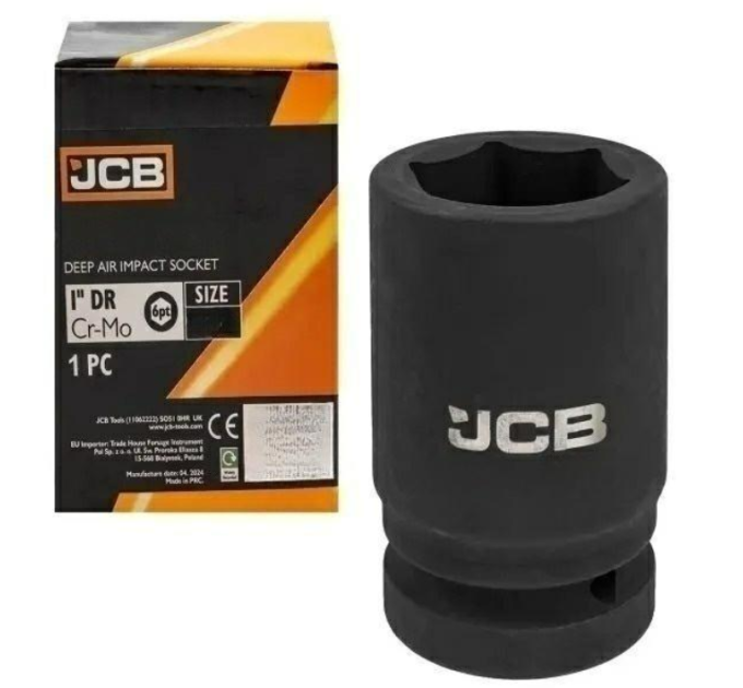 Головка торцева ударна глибока 1" 41 мм (6-гр.) JCB Tools JCB-48510041